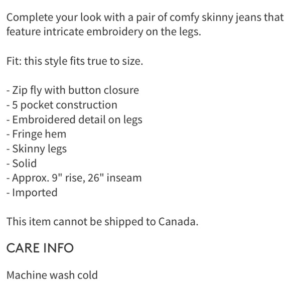 NEW Frame Le Skinny Embroidered Jeans - Picture 3 of 6